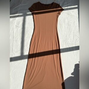 SHEIN Brown Maxi Dress